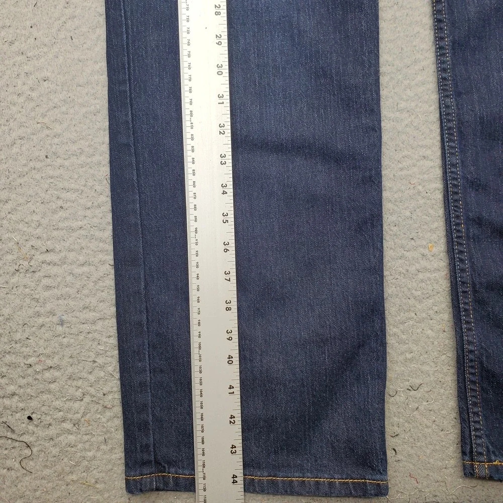 Levi's 511 Jeans Mens 46x32 Blue Denim Performance Stretch Straight Leg Slim Fit